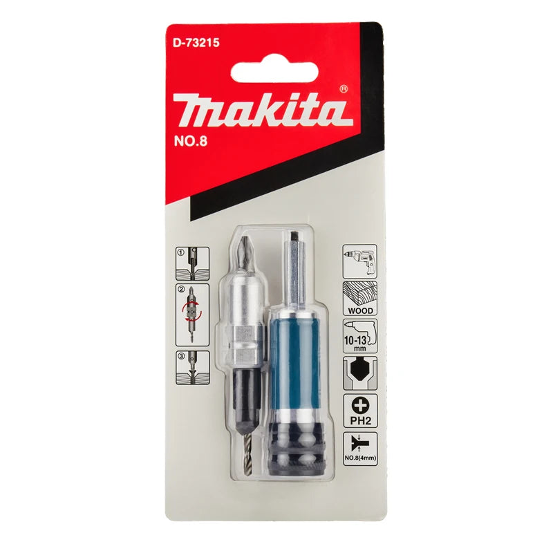 Makita #6 #8 #10 Gauge Drill Countersink Drive Bit Multifunctional Woodworking Batch Drill Combination Tool Accessories