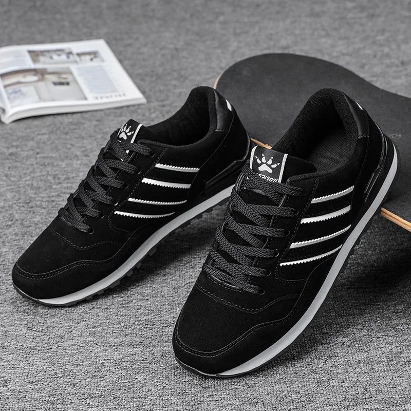 Men's and Women's Shoes Spring and Summer Leather Breathable Forrest Gump Shoes Men's Sports and Leisure Travel Running Shoes Me