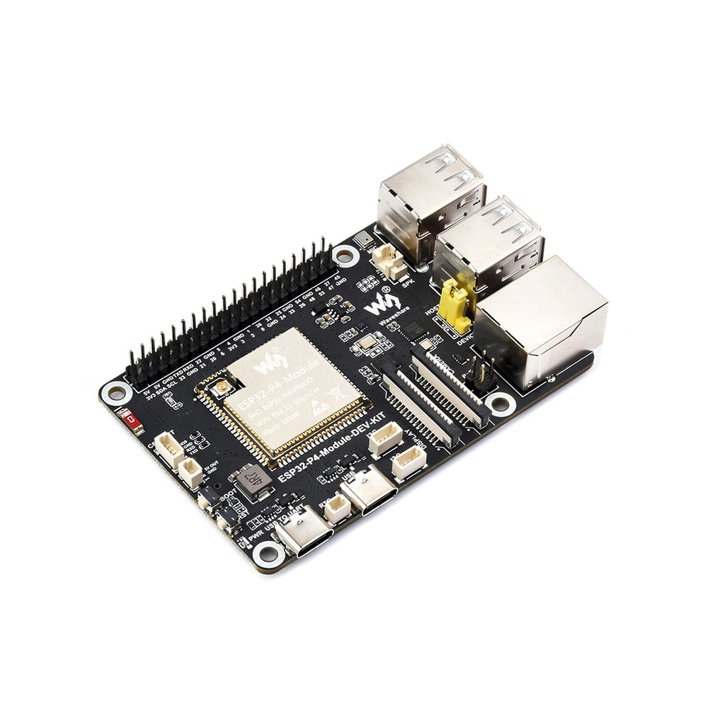 ESP32-P4-Module-DEV-KIT ESP32-P4 Development Board with ESP32-C6 WiFi 6 Bluetooth 5 BLE MIPI CSI DSI RJ45 USB PoE Port Speaker