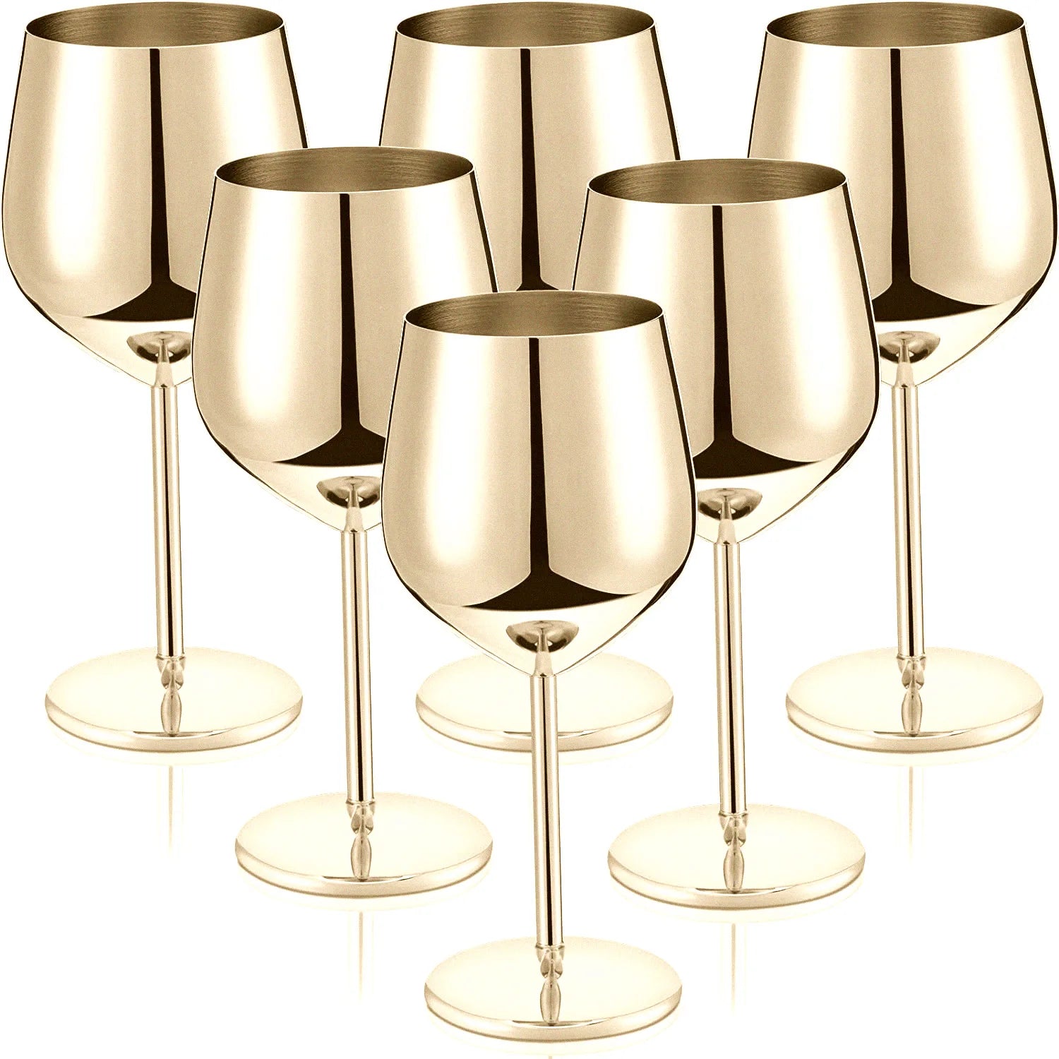 Unbreakable Wine Glasses Set Of 6 4/2 Stemmed Outdoor Wine Glasses Wedding Glasses Large Black Wine Goblets Polished Glassware
