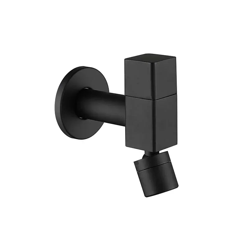 Free Swing Single Cold Faucet Wall Mounted Bathroom Hardware Mop Pool Water Tap with 1/2" Male Connection