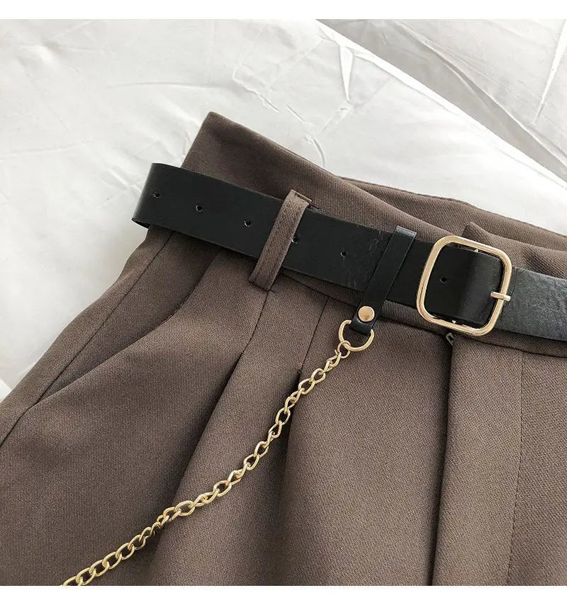 Women's Summer Suit Shorts 2025 New Korean Version Slim High Waist Casual