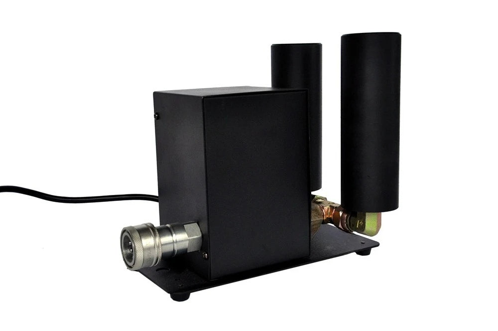 Double tube carbon dioxide air column machine