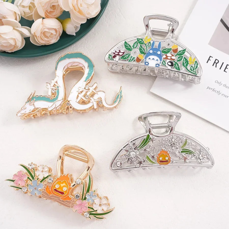 2025 Cute Creative Cartoon Hair Claw Boat Dragon Large Hair Claws Japanese Cat Fashion Claw Clip Hair Accessories for Women
