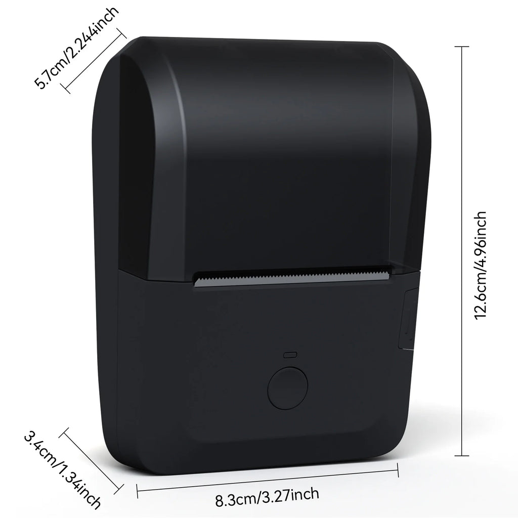 Portable Wireless Thermal Printer Label Maker Bluetooth Customizable Printing Machine for Office And Home Use