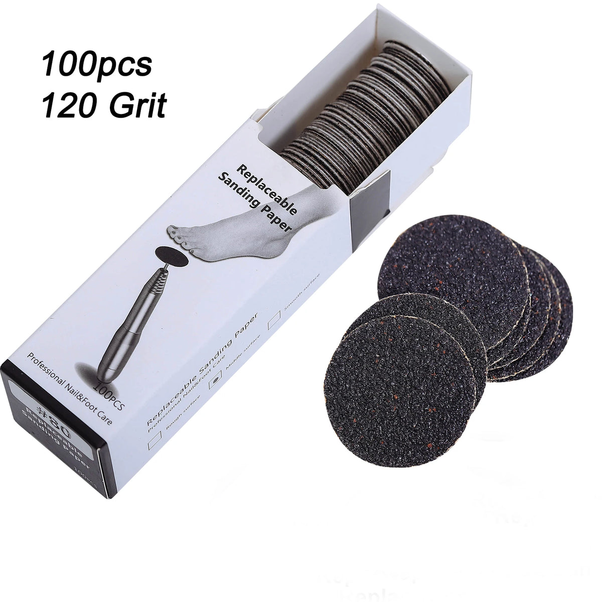 Diamond Nail Drill Bit Sanding Band Rotary Burr Foot Rasp Cuticle Cutters for Manicure Pedicure Disc Nozzles Tool Accessories