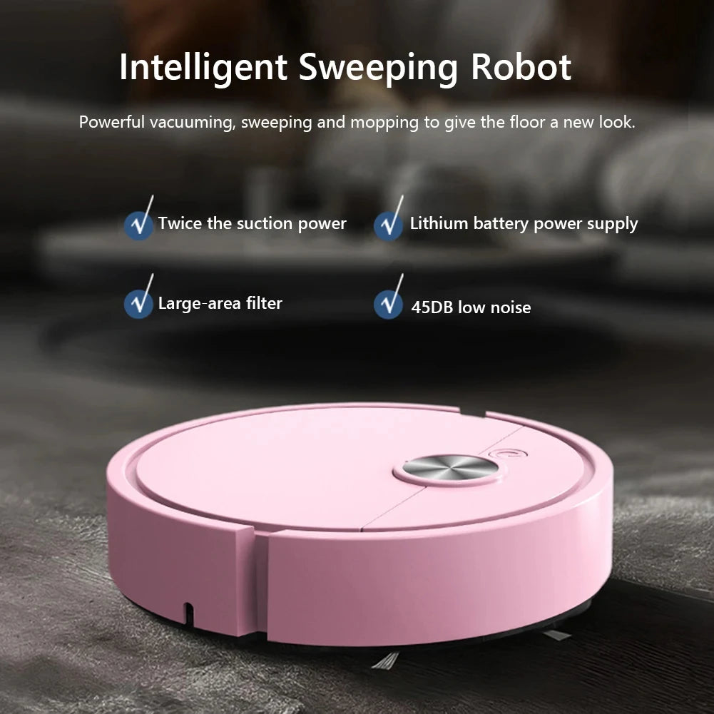 Lenovo 3 in 1 Sweeping Robot Vacuum Cleaner Mopping Smart Home USB Rechargeable Vacuum Mop Robot Sweep Floor Robot for Home
