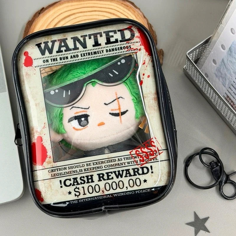 New Fun Creative Prison-themed Itabag Transparent Case For 13cm Doll Portable Clear Keychain Gift Box Collectibles Storage Pouch