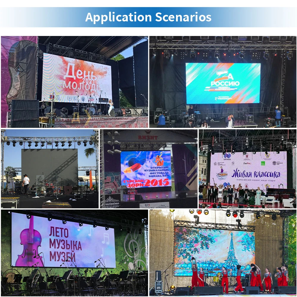 P2.6 Stage Led Video Wall Portable Led Screen Panel Indoor Rental LED Display