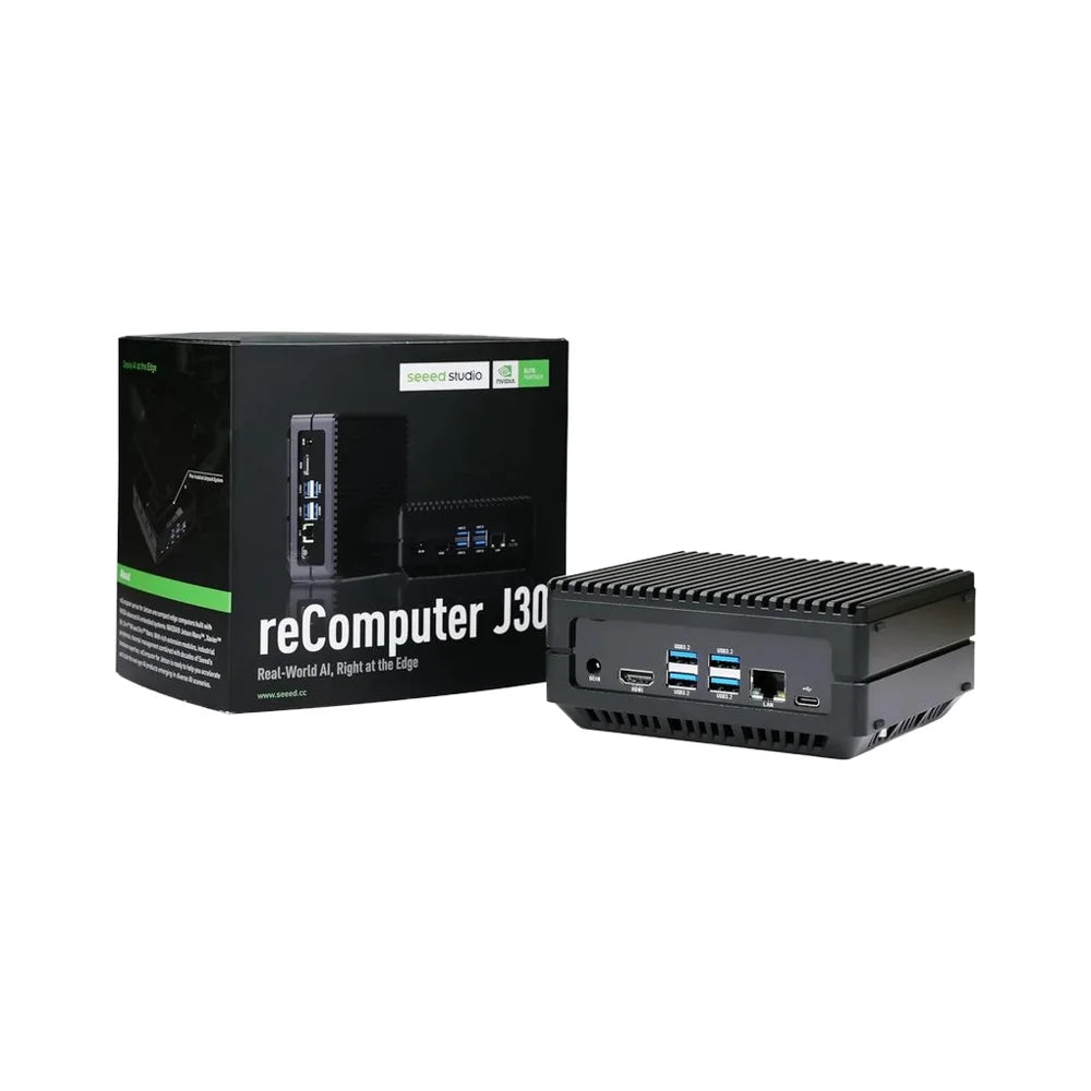 Orin Nano 4GB ReComputer J3010 Edge AI Device - Super Mode, 4xUSB 3.2, M.2 Key E/M