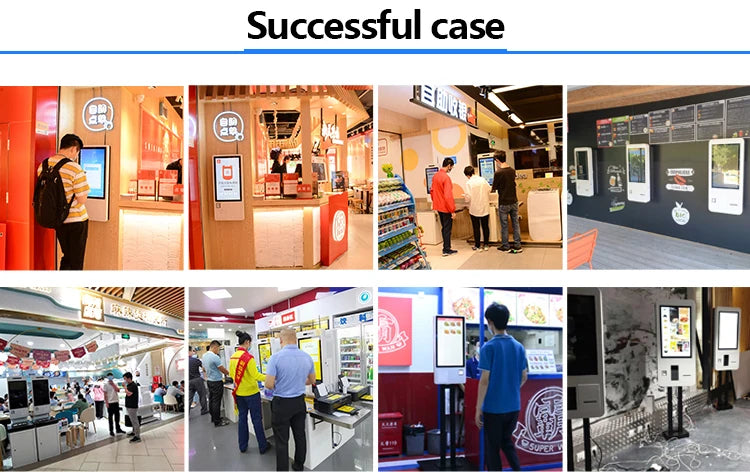 Hot Selling QR Code Scanner 21.5 Inch All in One Self Order Kiosk Android Desktop Customized Payment Kiosk