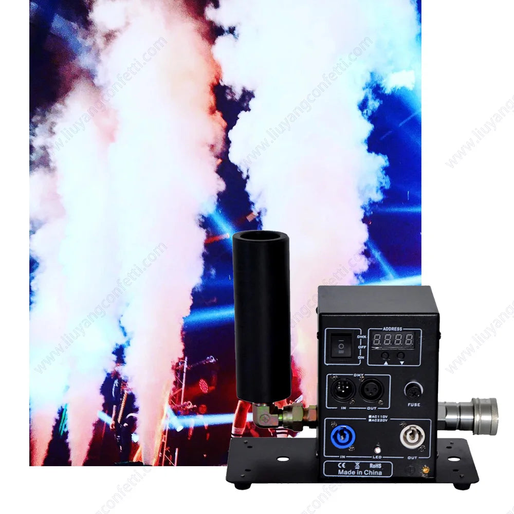 High Power Stage Wedding Effect CO2 Jet Machine 100W DMX512 Control CO2 Smoke Machine Co2 Effect Fog Smoke for Event Party Club