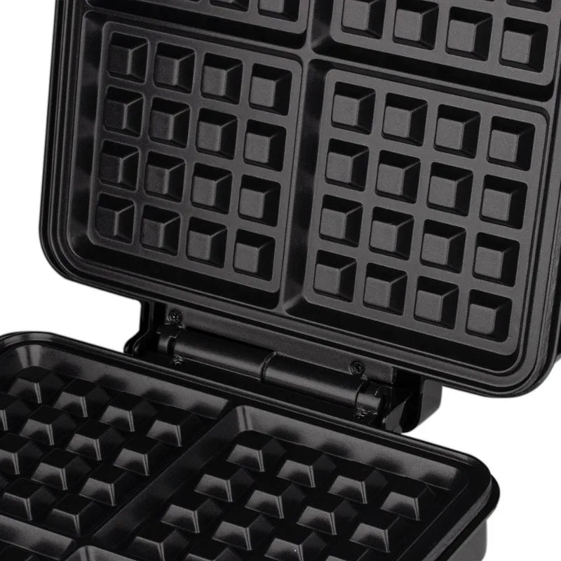 Mini Automatic 1200W 4-Slice Dual Zone Non-Stick Eco-Friendly Belgian Waffle  Machine for  Use W002