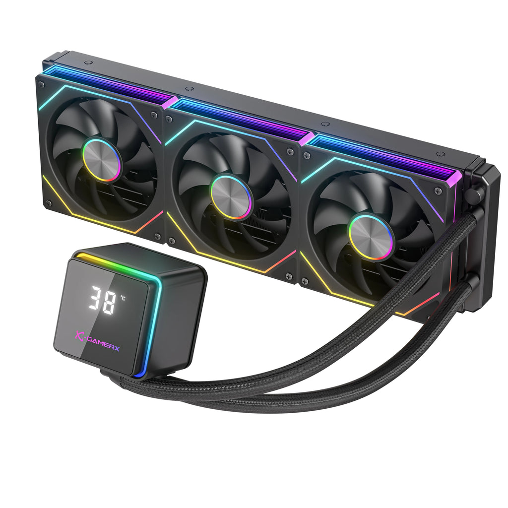 X-GAMERX M240 M360 Liquid Cooling ARGB Dynamic Light Synchronization Thermal Display Integrated Water Cooling Radiator