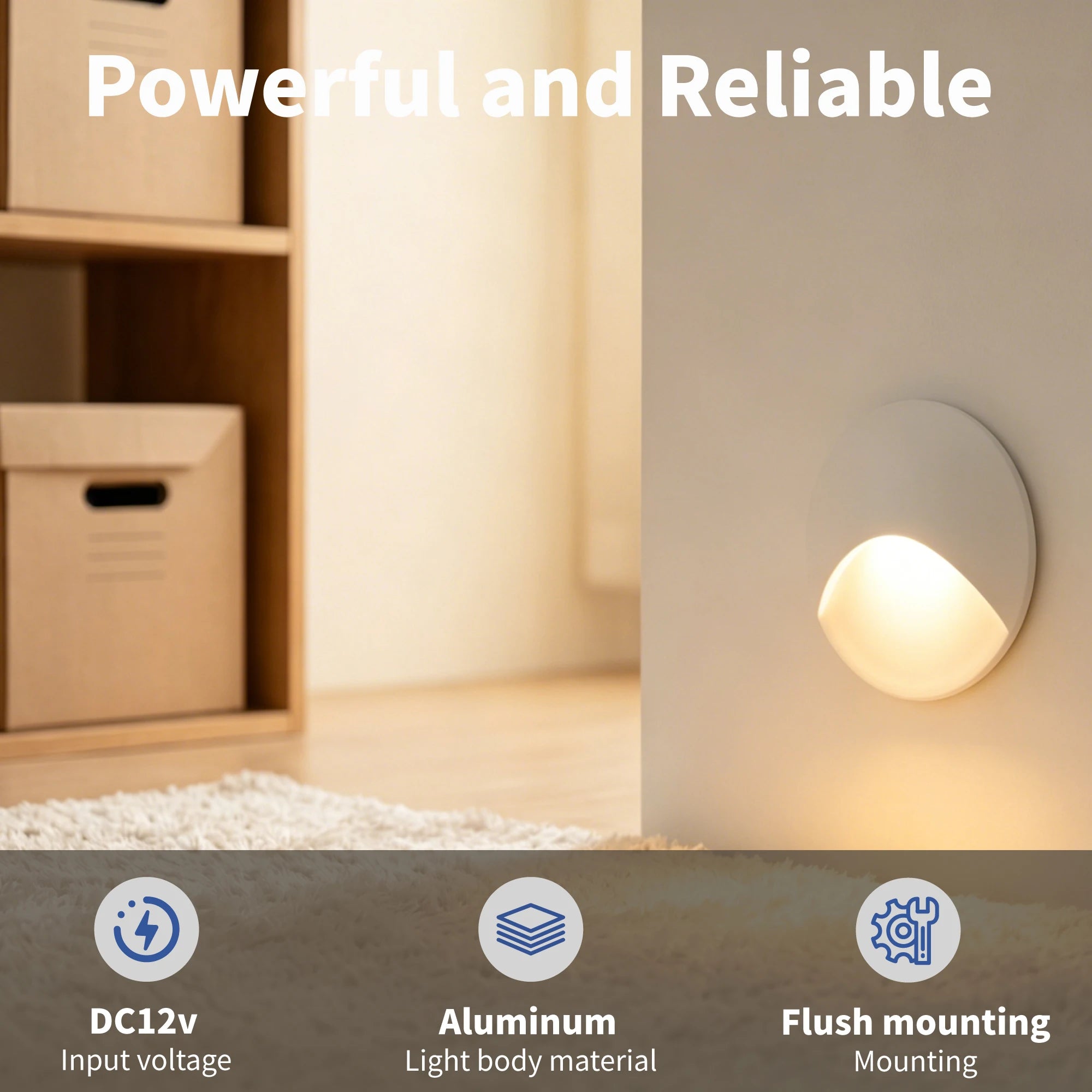 3W Stair Light Indoor Wall Lamp Step Light Aisle Corridor Night Light AC85-265V Waterproof IP65 Wall Light