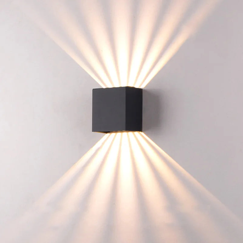 Outdoor Simple LED Wall Lamp Porch Garden Corridor Modern Indoor Wall Sconce Courtyard Landscape Lighting Waterproof IP65