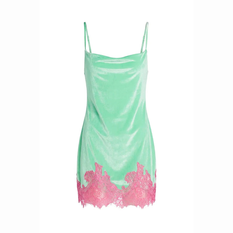 Casual Sequined Loose Sling Short Dress Women Sleeveless Backless Shinny Party Mini Dresses Female 2026 Summer Autumn Lady Robes