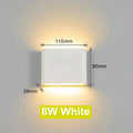 6W 12W LED Wall Lamp Outdoor Waterproof Garden Lighting Aluminum AC86-265V Indoor Bedroom Living Room Stairs Wall Light