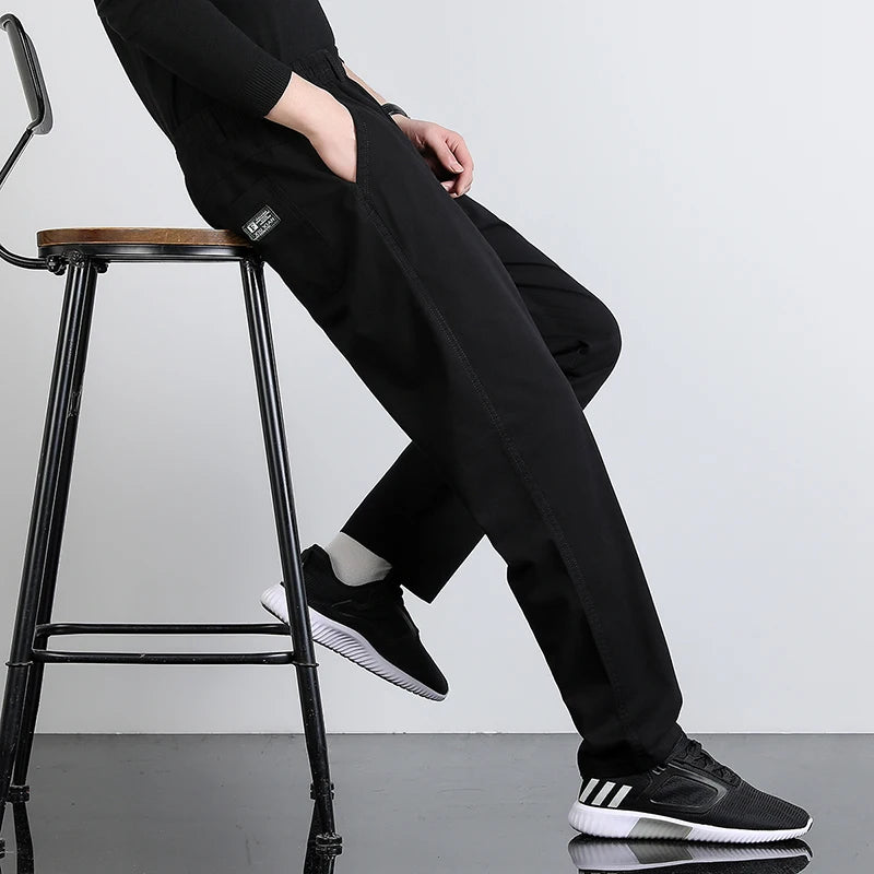 Men's Cargo Pants Summer Spring Cotton Workwear Large Size 6XL Casual Climbing Joggers Sweatpants Hombre Autumn Work Trousers