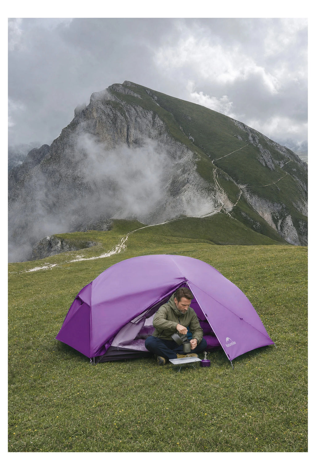 Naturehike Tent Mongar BASE/PRO/UL 1 2 3 Person Tent Ultralight Outdoor Camping Tent Waterproof Hiking Backpacking Tent Awning