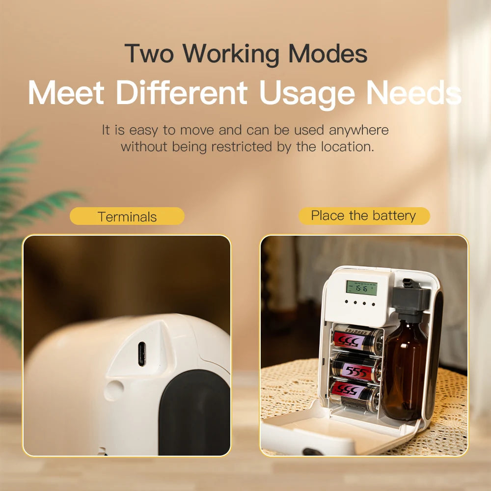 NAMSTE 300m³ Room Battery Aromatic Oil Diffuser Perfume Electric Aromatic Oasis Electric Smell Home Fragrance Diffuser 200ML
