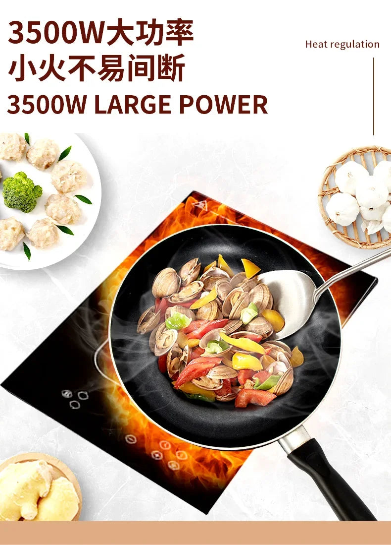 Commercial Multi-Functional High-Power Induction Cooker for Restaurants, Stir-Frying, and Soup Cooking