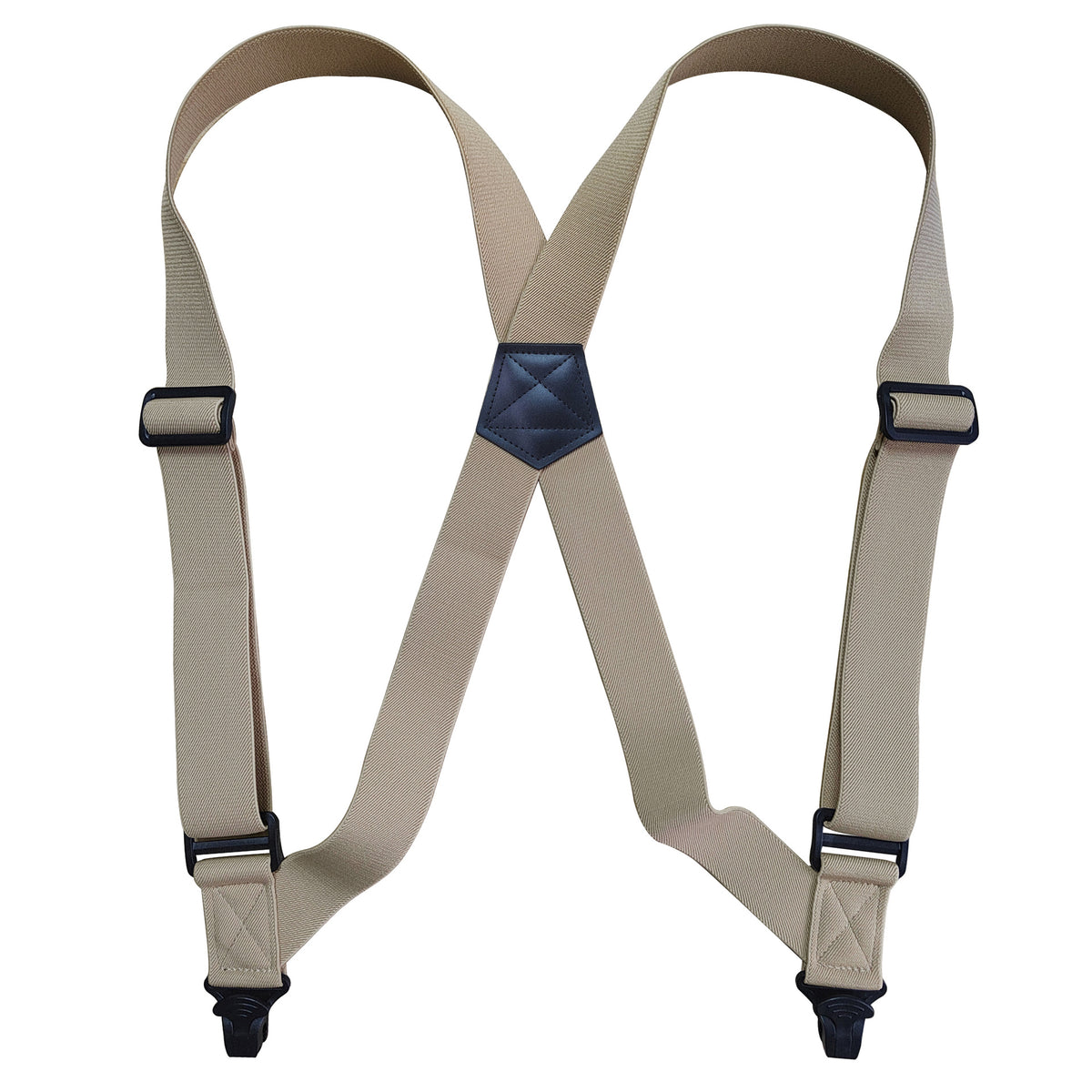 Suspenders for Men Work 3.8cm Wide 2 Plastic Clips Heavy Duty Big and Tall Trucker Suspenders Adjustable Elastic Trouser Braces