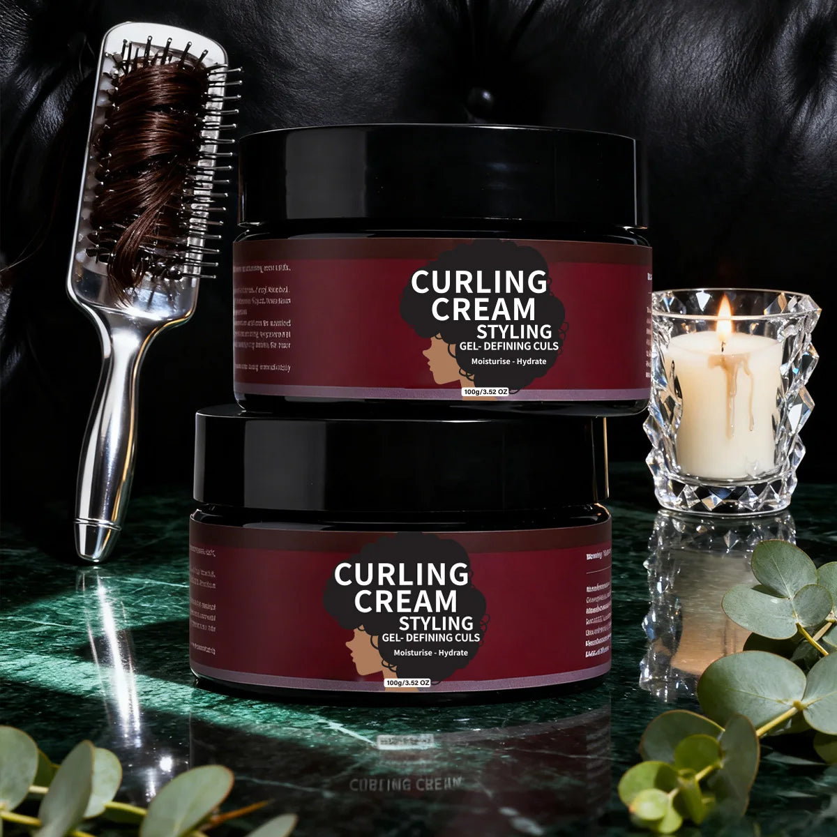 Moisturizing Styling Cream for Curly Hair - a Styling Cream for Creating Natural Curls and Achieving Lic