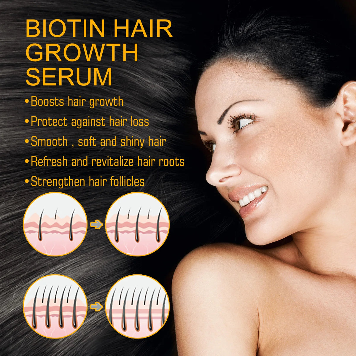 Anti-Hair Loss Essence Serum Promotes Hair Growth Improves Scalp Environment Hair Care