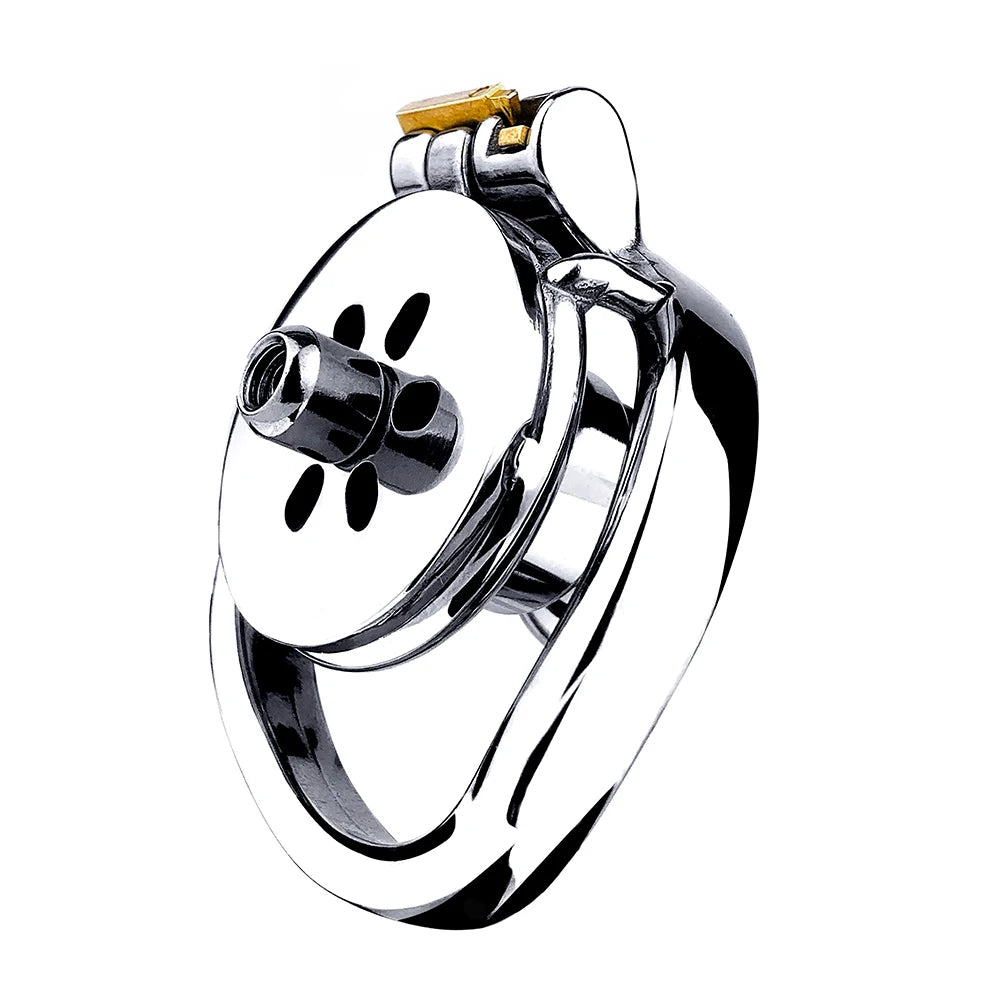 FRKO Male Inverted Chastity Cage with Big Urine Can Matched With P001 Dildo Lockcock BDSM Intimate Adult Products For Men Gay