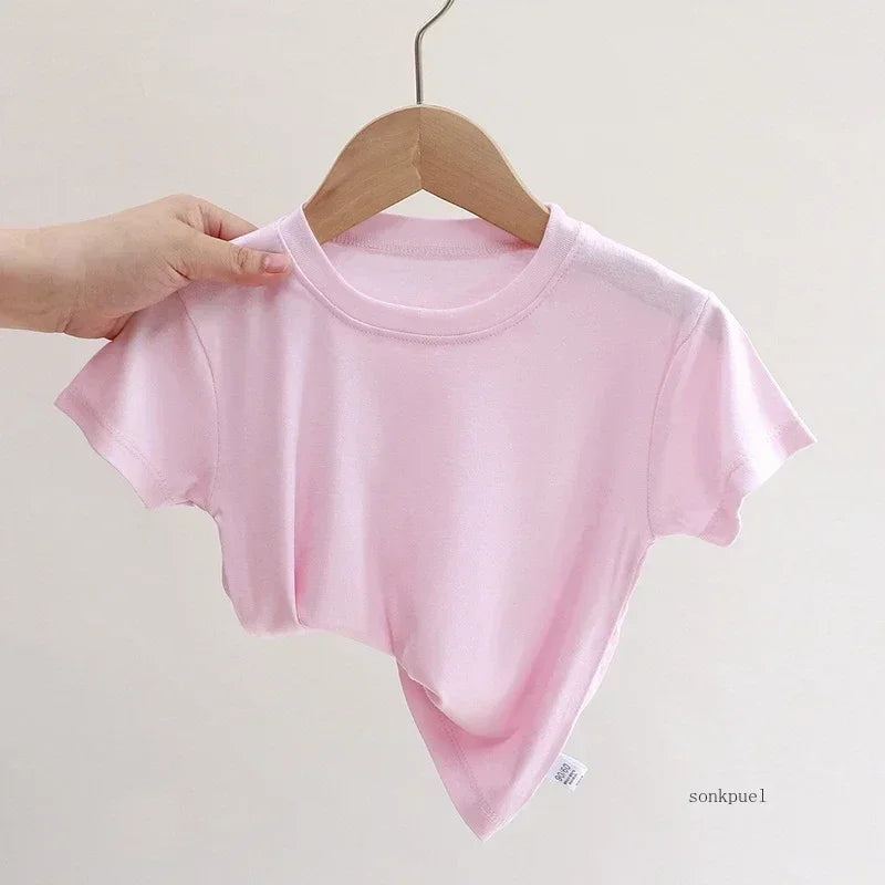 Kids’ Short-Sleeve Cotton-Blend T-Shirt