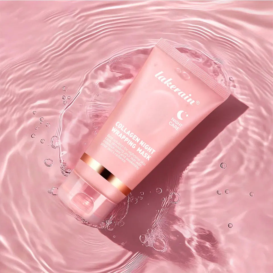 Collagen Jelly Cream & Peel-Off Mask & Salmon Collagen Essence Set Wrapping Firming Moisturizing Soothing Face Skincare Combo
