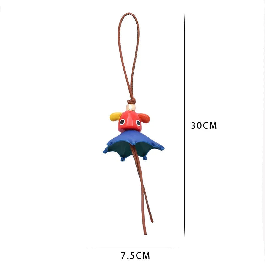 Luxury Genuine Leather Octopus Fringe Tassel Bag Charm for Designer Tote Unique Suede Pendant Keychain Women Gift Handbag Decor
