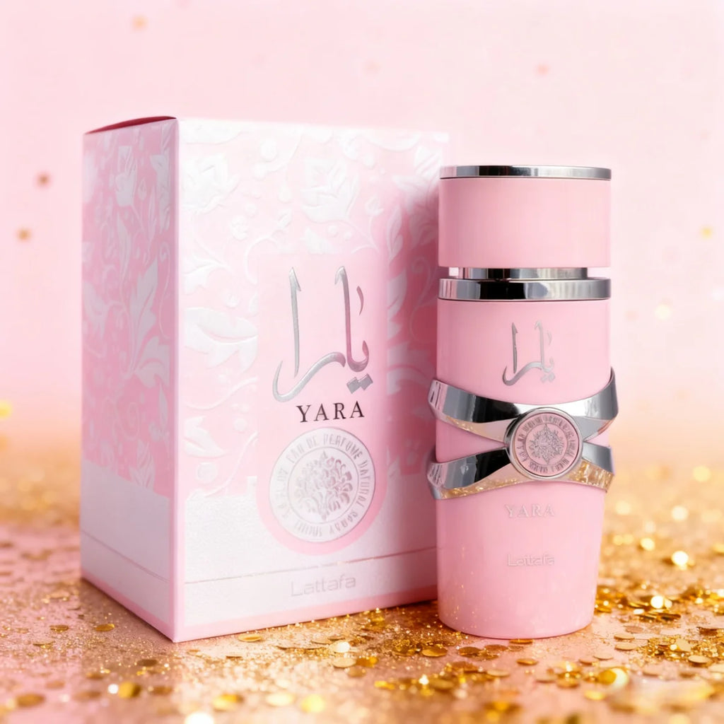 Lattafa Yara Eau De Parfum for Women Mens 100ml 3.4oz Long Lasting Fragrance Vanilla Gourmand Fruity Floral Arabian Perfume Gift for Unisex