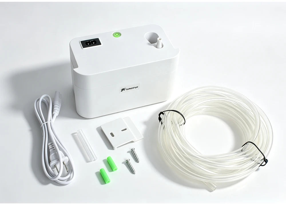 TUNGFULL 220V Air Conditioning Condensate Drain Pump Automatic 1‑3P/1‑5P Air Conditioner Pump With 5M Water Hose