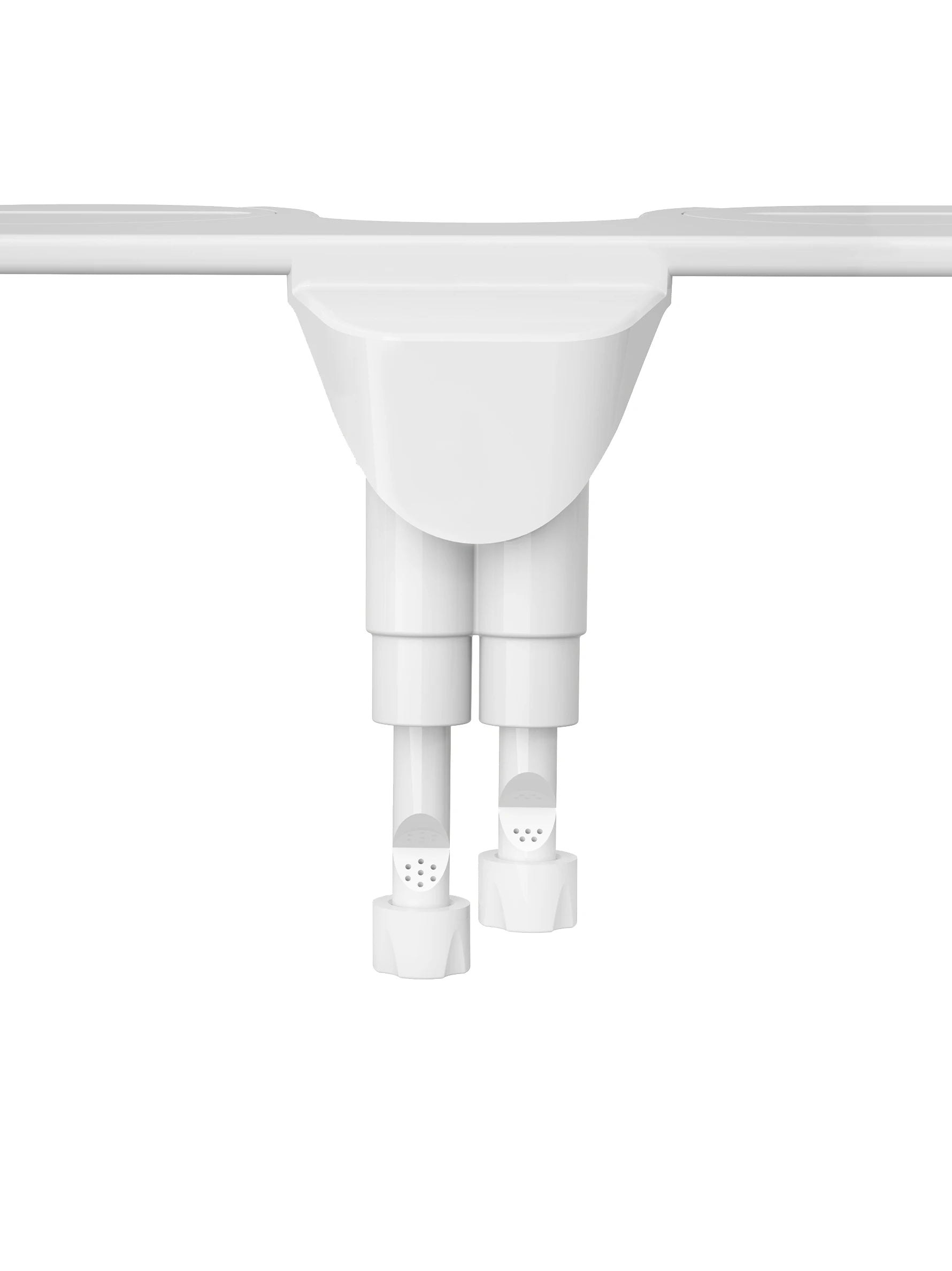 SAMODRA Button Bidet - Non-ElectricSelf  Cleaning Dual Nozzle (Frontal and Rear Wash) Fresh Water Bidet Toilet Seat Attachment