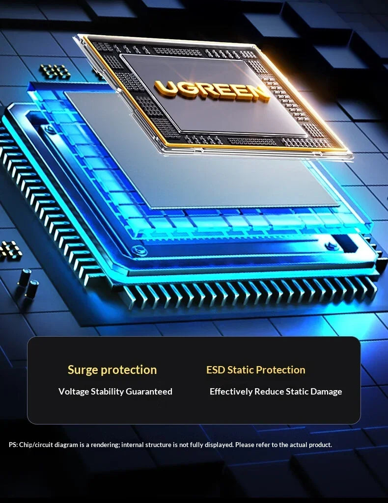 UGREEN 45645 CM758 HDMI Video Capture Card 4K 60Hz Capture and Loop-Out for Camera Console PC Live Streaming
