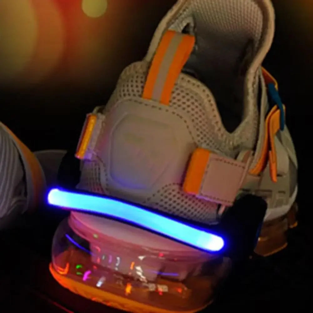 Shoe Clip Lamp Multiple Lighting Modes LED Shoes Light Simple Installation Sports Shoe Light  Night Running Shoe Safety Light