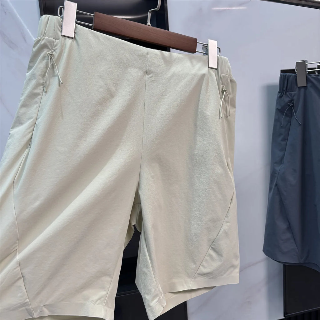 Men's Outdoor Quick Dry Breathable Fabric 3D Tailored Shorts Summer Five-Quarter Pants Short Pants Comfortable Lightweight