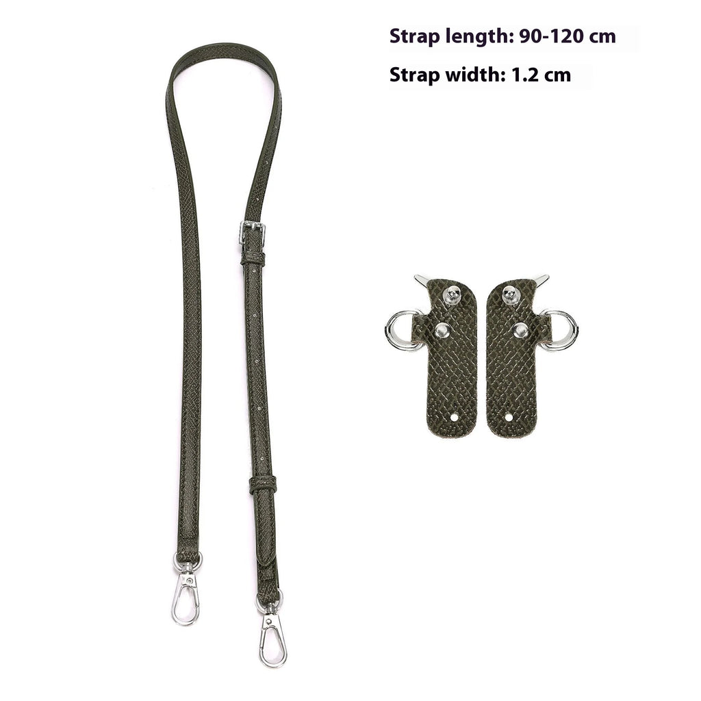 Leather Bag Shoulder Strap Replacement Crossbody Adjustable Conversion Kit Fit for Longchamp Mini Pouch