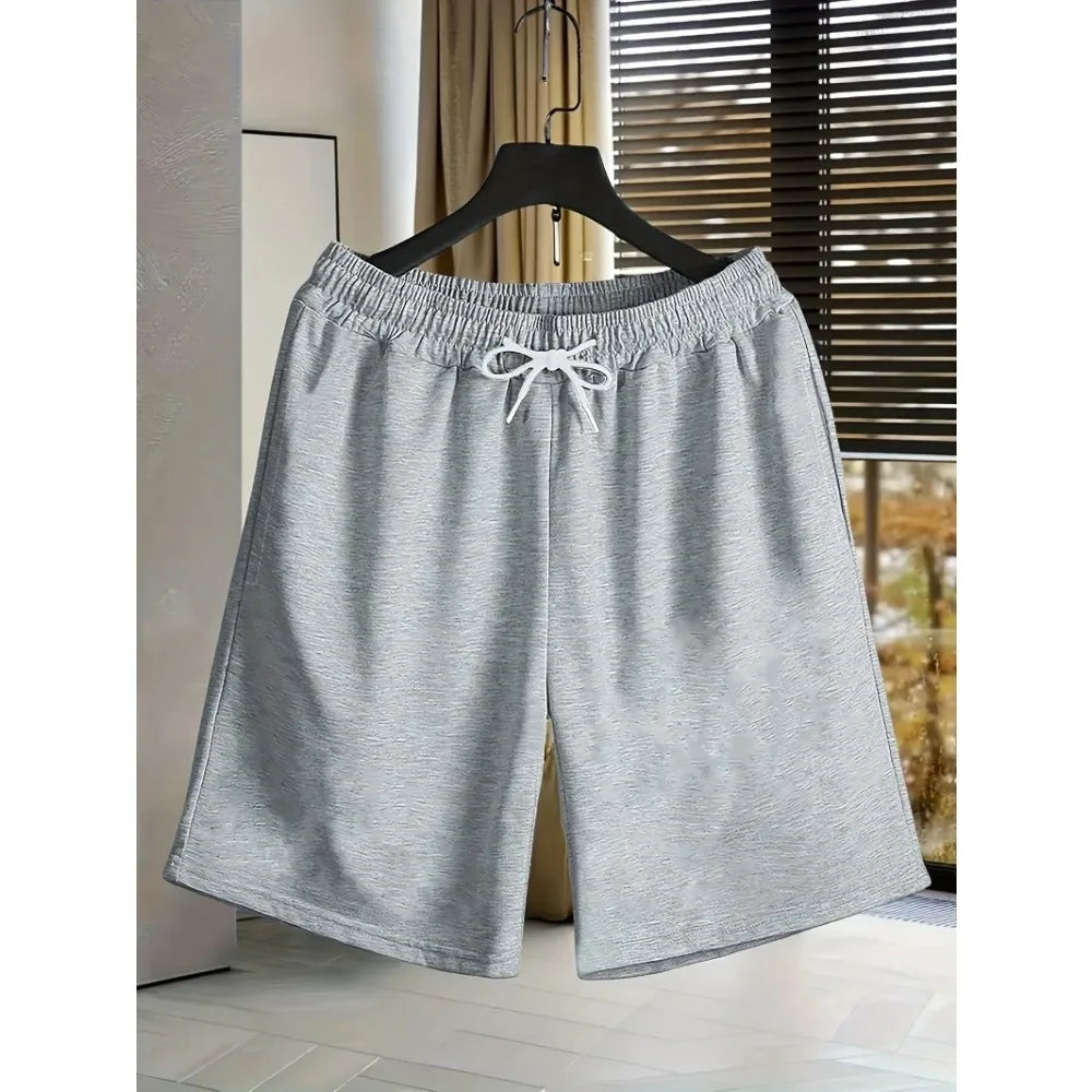 Women Comfy Lounge Wear Wide Leg Sweat Shorts Elastic Drawstring Pocket Casual Sports Daily Shorts  high waisted shorts