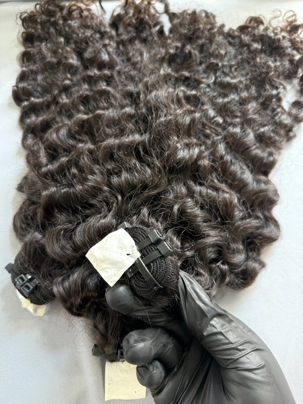 Raw Vietnamese Remy Human Hair Bone Straight Weft Bundles Double Drawn 14 Inches Tangle Free Factory Price Hair Weaving