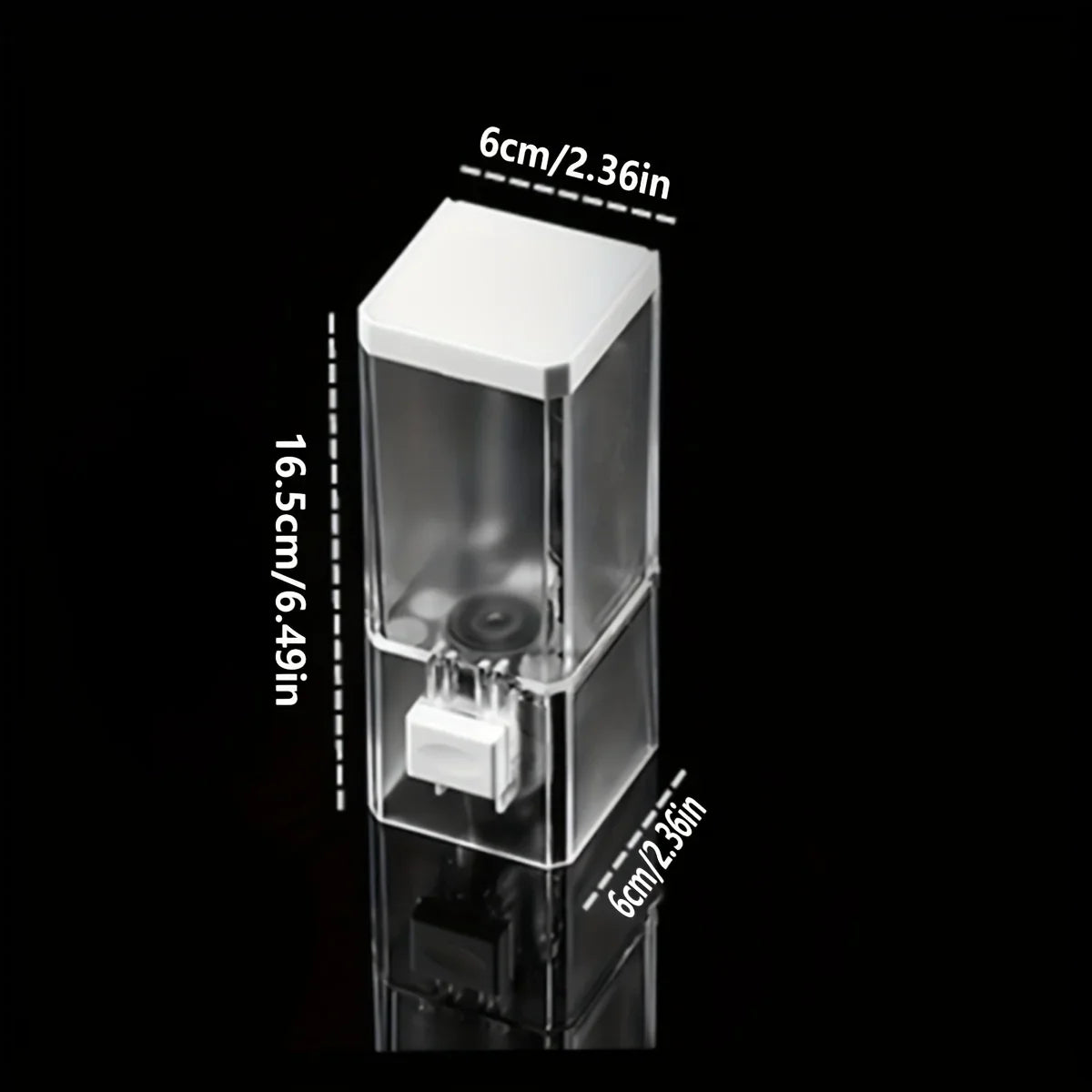 Transparent Wall-mounted Manual Soap Dispenser Household Bathroom Hotel Single-head Non-punching Hand Sanitizer Soap Dispenser