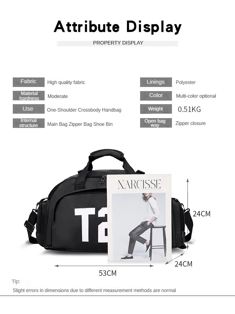 Customized Logo Fitness Bag Football Backpack Swimming Taekwondo Waterproof Backpack Luggage Bag Printed Pattern