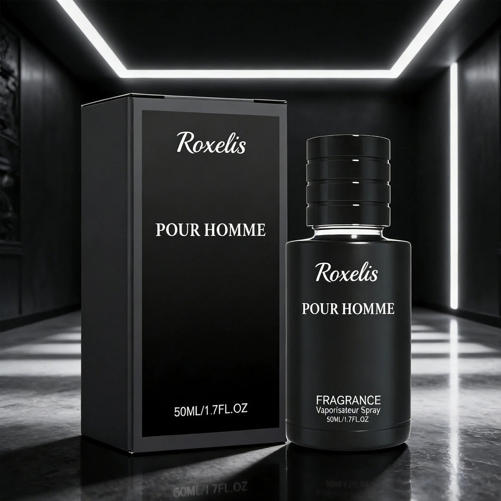 Roxelis 50ml Men Charming Fragrance Gentle Formula Long Lasting Fresh Mint Scent  Elegant Gentleman Fragrance Perfect for Dating