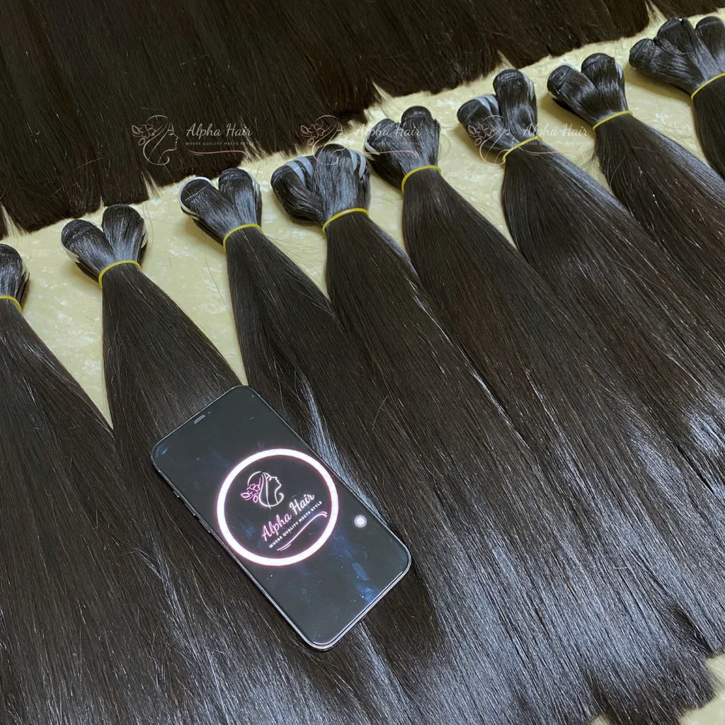 Best Rated Natural Color Bone Straight Silky Human Hair Wigs Premium Quality Human Hair Extensions Manufacturer Supplier