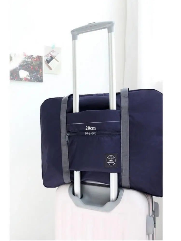 Foldable Large Capacity Travel Duffel Bag Portable Carry On Boarding Luggage Clothes Storage Handbag for Travel Moving Picnic