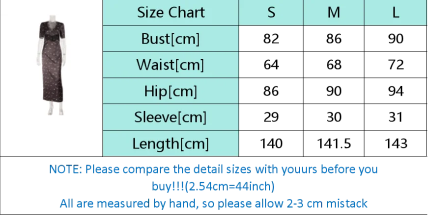 Satin Lace Patchwork Print Dress Women Black V-neck Short Sleeves High Waist Long Dresses Lady Hollow Out Daily Party Vestidos