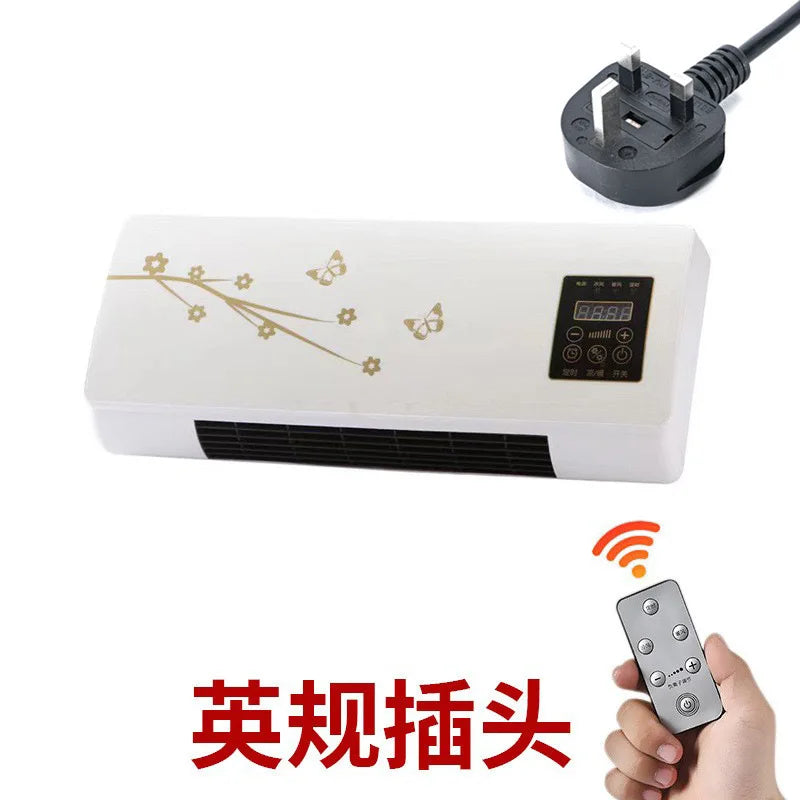Heater 110V220V, European, Australian and American standards Warm air Wall-mounted electric heater Household bathroom Bedroom
