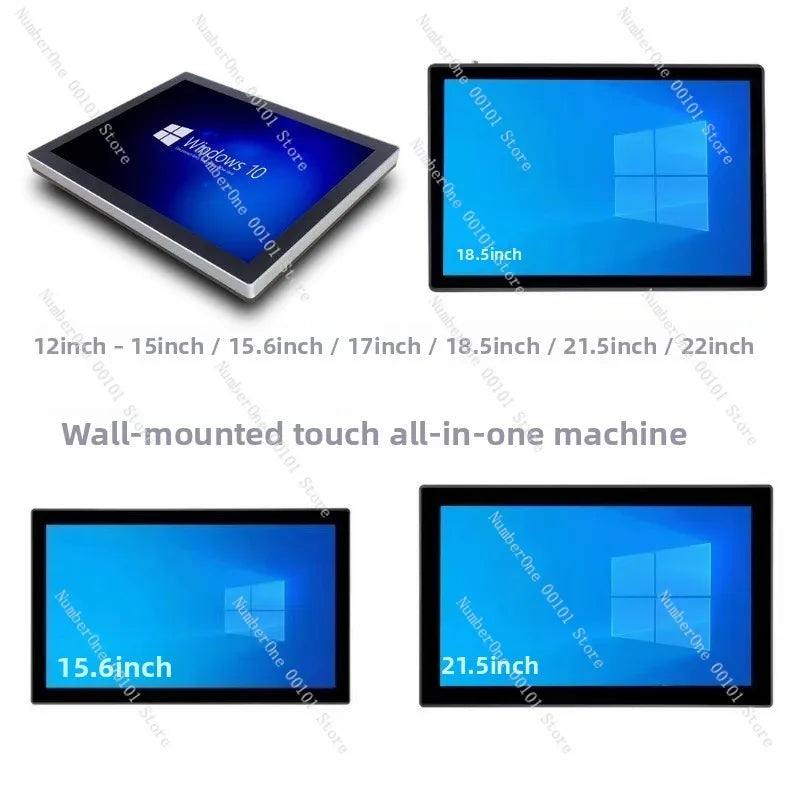 Retail Store 15 Inch POS Cash Register Single Dual Screen Wall Mounted Touchscreen All In One Ordering Machine Restaurant